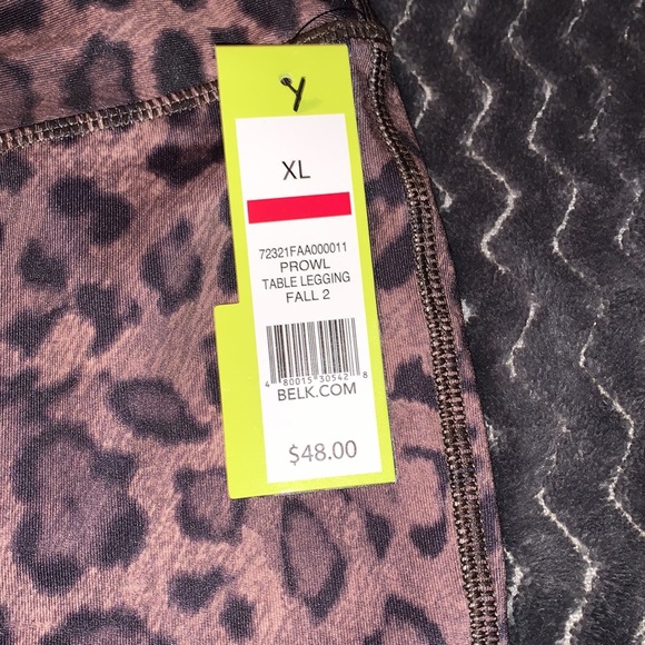 NWT ZELOS WORKOUT LEGGINGS PANTS - Picture 3 of 4